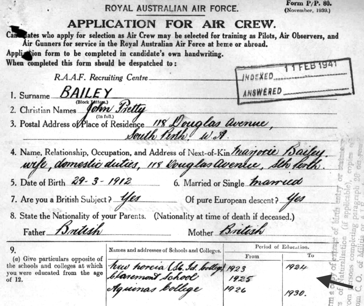 Skip Bailey&rsquo;s Education